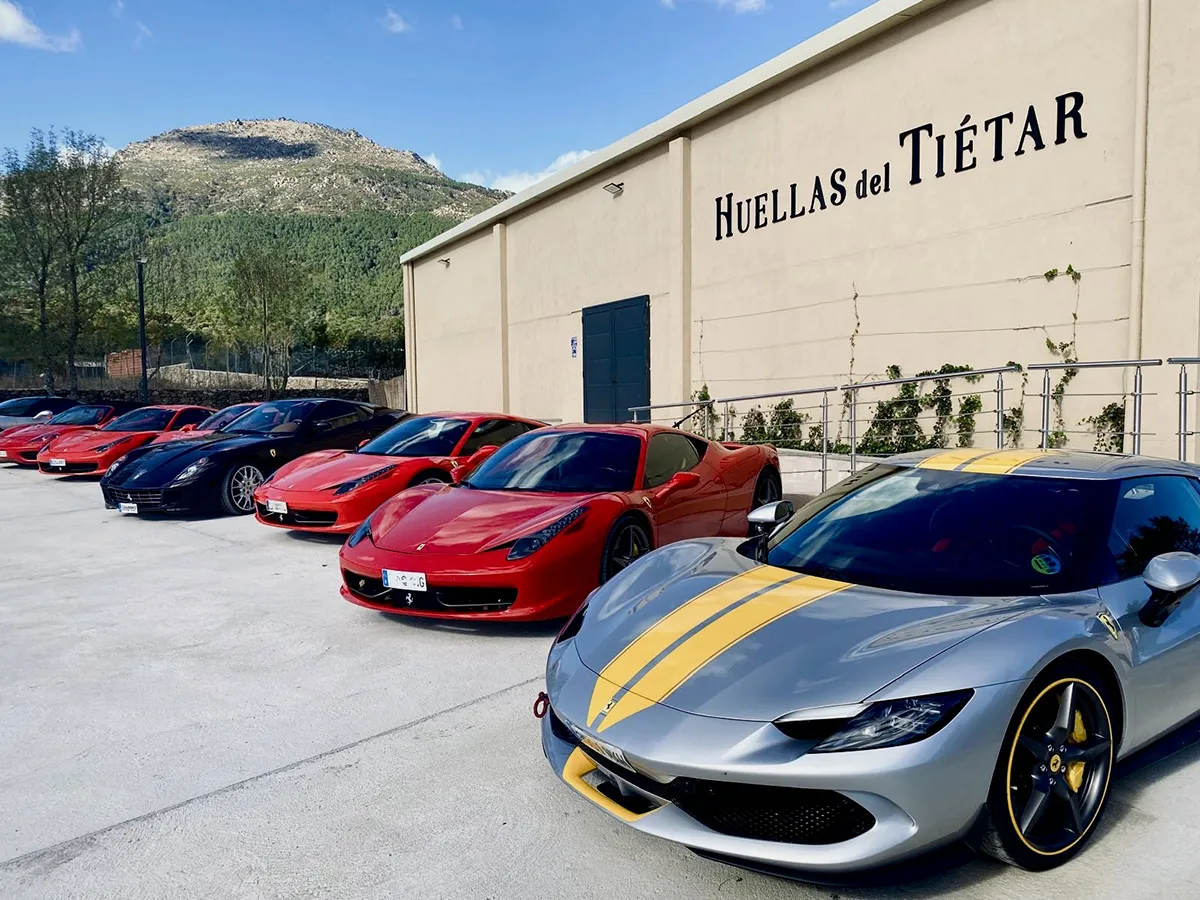 Evento del Club Ferrari España, Huellas del Tiétar, Lanzahíta, Ávila