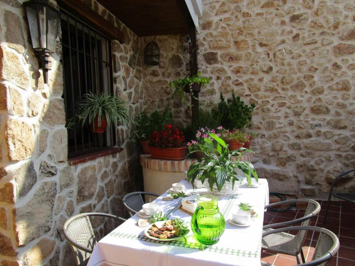 Terraza Casa Rural La Fragua, Lanzahíta, Ávila
